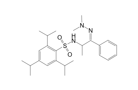 N-1-{2-[(E)-N,N-Dimethylhydrazino]-1-methyl-2-phenylethyl}-2,4,6-triisopropyl-1-benzenesulfonamide