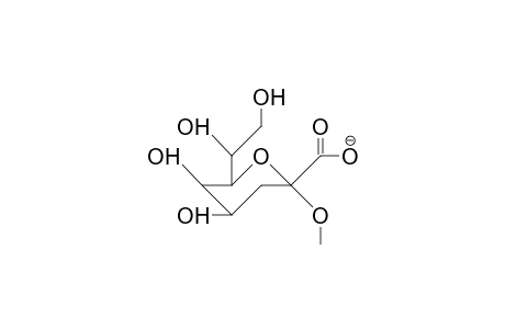 2-O-Methyl-3-deoxy-D-manno-2b-octulosonic acid, anion
