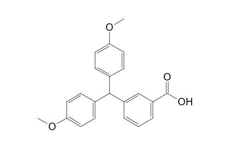 3-[Bis-(4-methoxyphenyl)]methylbenzoic acid