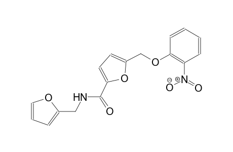 N-(2-furylmethyl)-5-[(2-nitrophenoxy)methyl]-2-furamide