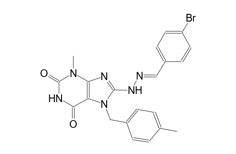 4-bromobenzaldehyde [3-methyl-7-(4-methylbenzyl)-2,6-dioxo-2,3,6,7-tetrahydro-1H-purin-8-yl]hydrazone