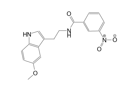 N-[2-(5-methoxy-1H-indol-3-yl)ethyl]-3-nitrobenzamide