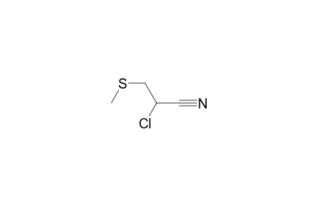 2-Chloro-3-(methylthio)propionitrile