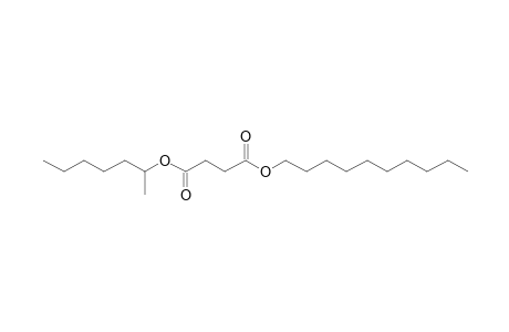 Succinic acid, decyl 2-heptyl ester