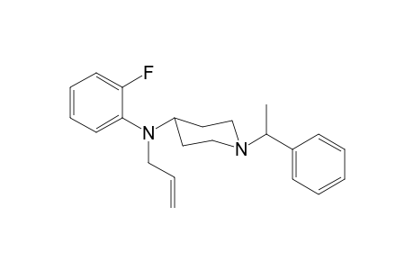 N-2-Fluorophenyl-N-(prop-2-en-1-yl)-1-(1-phenylethyl)piperidin-4-amine