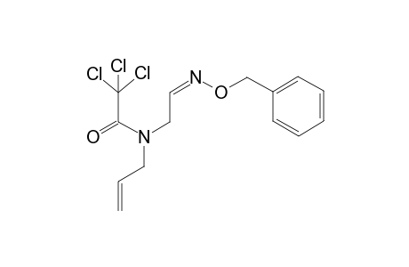 2,2,2-Trichloro0N-(2-phenylmethoxyiminoethyl)-N-(2-propenyl)acetamide