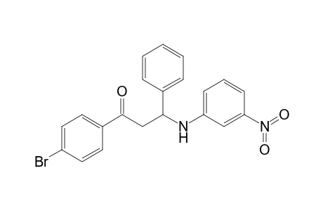 2-(4-Bromobenzoyl)-1-phenyl-N-(3-nitrophenyl)ethanamine