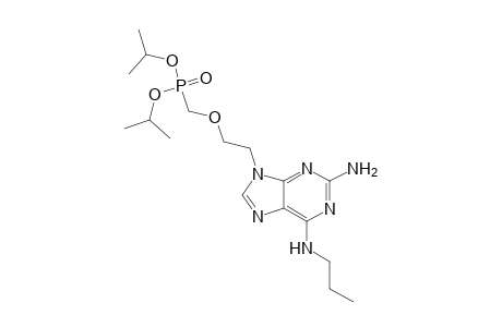 Diisopropyl{2-[2-amino-6-(n-propylamino)-9H-purine-9-yl]ethoxy}methyl-phosphonate