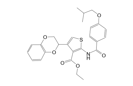 3-thiophenecarboxylic acid, 4-(2,3-dihydro-1,4-benzodioxin-2-yl)-2-[[4-(2-methylpropoxy)benzoyl]amino]-, ethyl ester