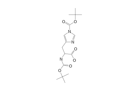 2-(tert-butoxycarbonylamino)-3-(1-tert-butoxycarbonylimidazol-4-yl)propionic acid