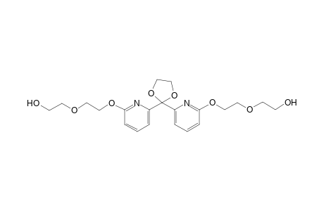 2,2'-[1,3-dioxolan-2-ylidenebis(6,2-pyridinediyloxy-2,1-ethanediyloxy)]bisethanol