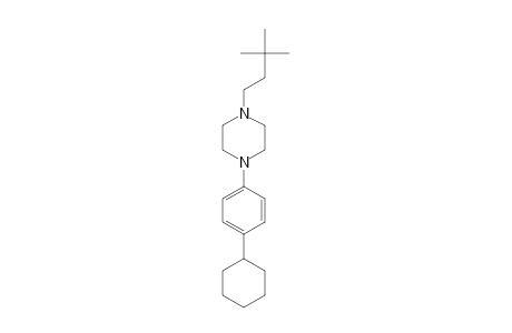 Piperazine, 1-(4-cyclohexylphenyl)-4-(3,3-dimethylbutyl)-