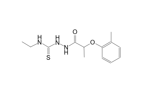 N-ethyl-2-[2-(2-methylphenoxy)propanoyl]hydrazinecarbothioamide