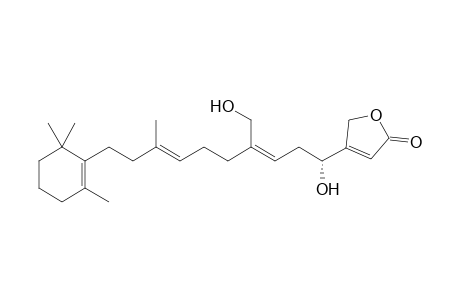 3-[(1R,3Z,7E)-1-hydroxy-4-(hydroxymethyl)-8-methyl-10-(2,6,6-trimethyl-1-cyclohexenyl)deca-3,7-dienyl]-2H-furan-5-one