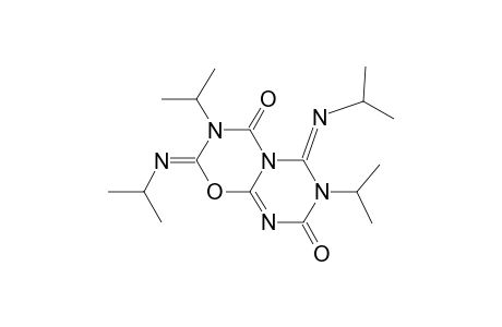 4H,8H-[1,3,5]Triazino[2,1-b]-1,3,5-oxadiazine-4,8-dione, 2,3,6,7-tetrahydro-3,7-bis(1-methylethyl)-2,6-bis[(1-methylethyl)imino]-