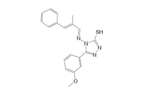 5-(3-methoxyphenyl)-4-{[(E,2E)-2-methyl-3-phenyl-2-propenylidene]amino}-4H-1,2,4-triazole-3-thiol