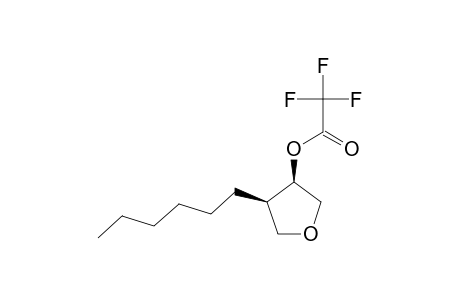 CIS-3-TRIFLUOROACETOXY-4-HEXYLTETRAHYDROFURAN