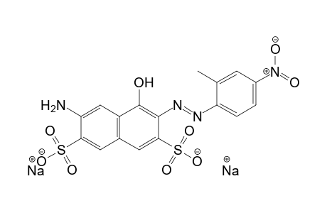 2,7-Naphthalenedisulfonic acid, 6-amino-4-hydroxy-3-[(2-methyl-4-nitrophenyl)azo]-, disodium salt
