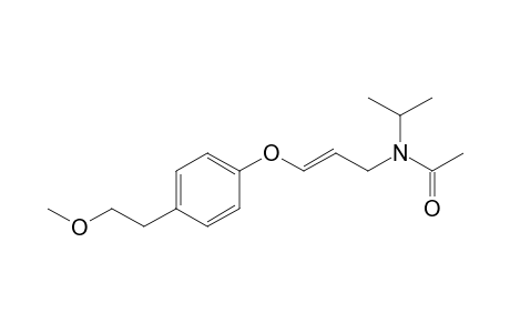 1-(4-(2-methoxyethyl)phenoxy)-3-(N-acetyl-N-isopropylamino)propene