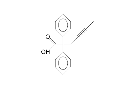 2,2-Diphenyl-4-hexynoic acid