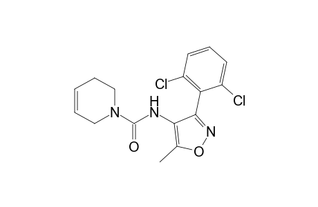 N-[3-(2,6-dichlorophenyl)-5-methyl-4-isoxazolyl]-3,6-dihydro-1(2H)-pyridinecarboxamide