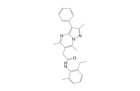 pyrazolo[1,5-a]pyrimidine-6-acetamide, N-(2-ethyl-6-methylphenyl)-2,5,7-trimethyl-3-phenyl-