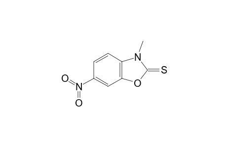 6-Nitro-3H-1,3-benzoxazole-2-thione, me derivative