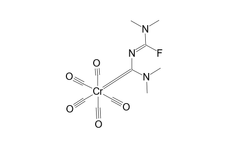 Pentacarbonyl{dimethylamino[(dimethylamino)(fluoro)methylenamino]carbene}chromium