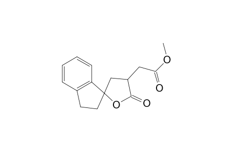 4-(Methoxycarbonylmethyl)spiro[furan-2(3H),1'-indan]-5(4H)-one