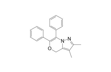 2,3-dimethyl-6,7-di(phenyl)-4H-pyrazolo[1,5-d][1,4]oxazine
