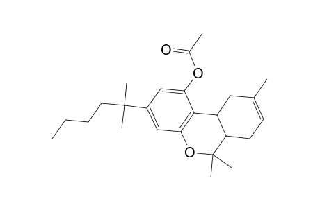 6H-Dibenzo[b,d]pyran-1-ol, 3-(1,1-dimethylpentyl)-6a,7,10,10a-tetrahydro-6,6,9-trimethyl-, acetate, (6aR-trans)-
