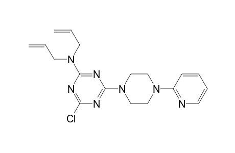 2-Chloro-4-(diallylamino)-6-[4-(2-pyridyl)-1-piperazinyl]-1,3,5-triazine