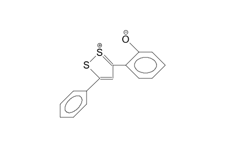 5-Phenyl-3-(2-hydroxy-phenyl)-1,2-dithia-cyclopentadiene