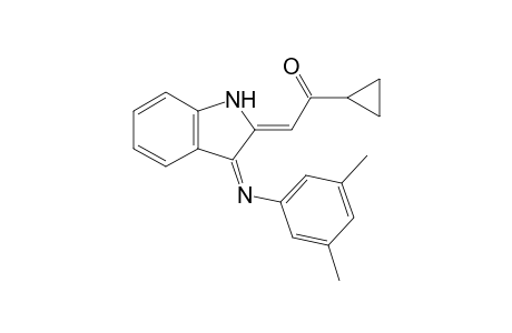 1-Cyclopropyl-2-(5-methyl-3-tolyliminoindoline-2-ylidene)ethanone