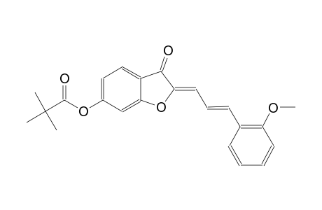 propanoic acid, 2,2-dimethyl-, (2Z)-2,3-dihydro-2-[(2E)-3-(2-methoxyphenyl)-2-propenylidene]-3-oxobenzofuranyl ester