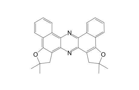 1,1,14,14-Tetrahydro-3,3,13,13-tetramethyldibenzo[e,j]difuran[b',c,b',l]phenazine