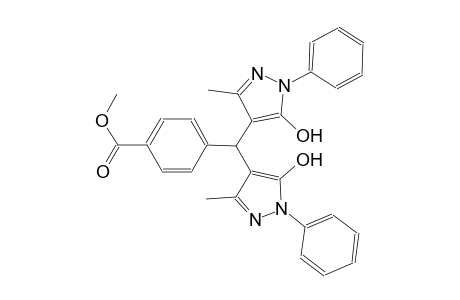 methyl 4-[bis(5-hydroxy-3-methyl-1-phenyl-1H-pyrazol-4-yl)methyl]benzoate