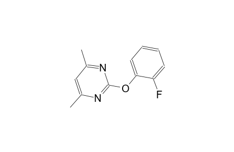 pyrimidine, 2-(2-fluorophenoxy)-4,6-dimethyl-
