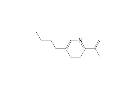 Pyridine, 5-butyl-2-(1-methylethenyl)-