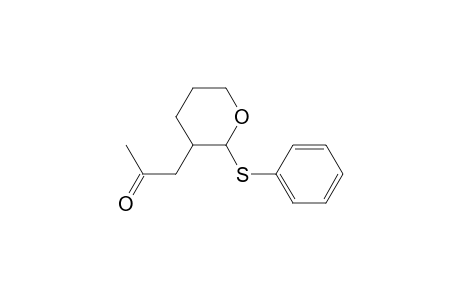 3-(Acetylmethyl)-2-(phenylthio)tetrahydropyran