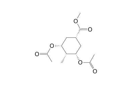 (1R,3S,4S,5R)-3,5-Diacetoxy-4-methyl-cyclohexanecarboxylic acid methyl ester