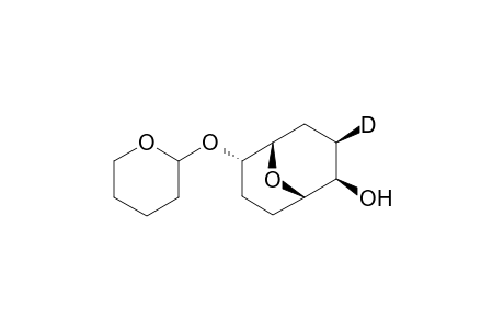 endo-2-(2-tetrahydropyranyloxy)-exo-7-deuterio-9-oxabicyclo(3.3.1)nonan-exo-6-ol
