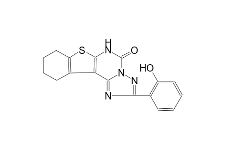 benzo[4,5]thieno[3,2-e][1,2,4]triazolo[1,5-c]pyrimidin-5(6H)-one, 8,9,10,11-tetrahydro-2-(2-hydroxyphenyl)-