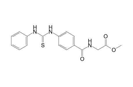 p-(3-phenyl-2-thioureido)hippuric acid, methyl ester