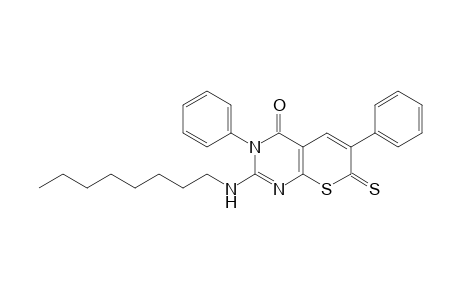 2-N-Octylamino-3,6-diphenyl-7-thioxo-3H-thiino[2,3-d]pyrimidine-4-one