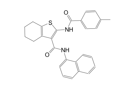 benzo[b]thiophene-3-carboxamide, 4,5,6,7-tetrahydro-2-[(4-methylbenzoyl)amino]-N-(1-naphthalenyl)-