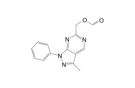6-[(Formyloxy)methyl]-3-methyl-1-phenyl-1H-pyrazolo[3,4-d]-pyrimidine