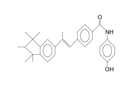 1-(4-[4-Hydroxy-anilino]carbonyl-phenyl)-2-(1,1,2,3,3-pentamethyl-indanyl-5)-(E)-propene