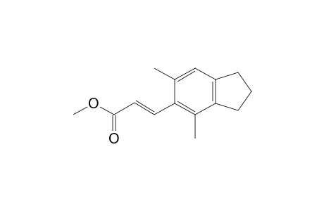 E-2,3-Dihydro-2,4-dimethyl-1H-inden-3-propenoicacid methyl ester