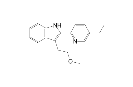 2-(5-Ethyl-2-pyridinyl)-3-(2-methoxyethyl)-1H-indole